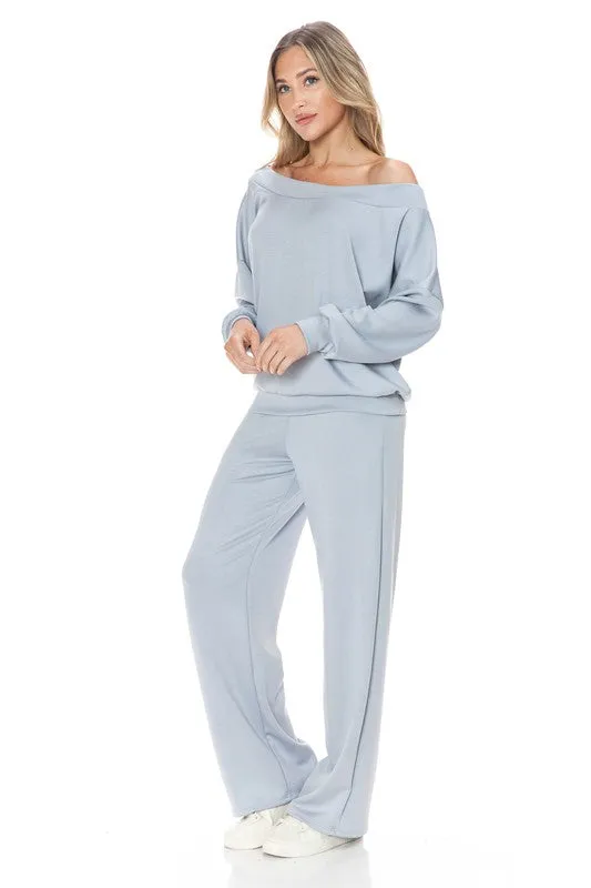 Off The Shoulder Sweatshirt