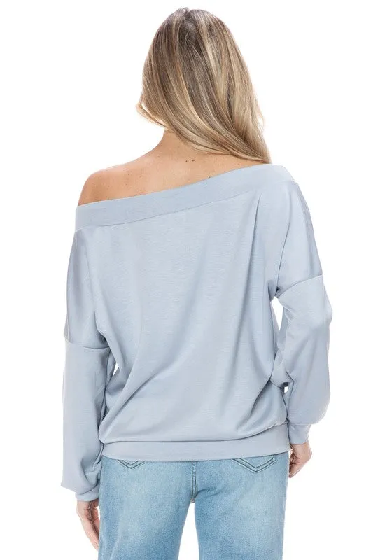 Off The Shoulder Sweatshirt