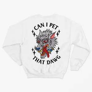 Pet That Dawg Kids Sweatshirt (Unisex)