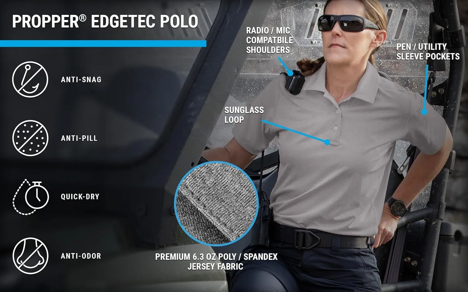 Propper Edgetec Women's Short Sleeve Polo
