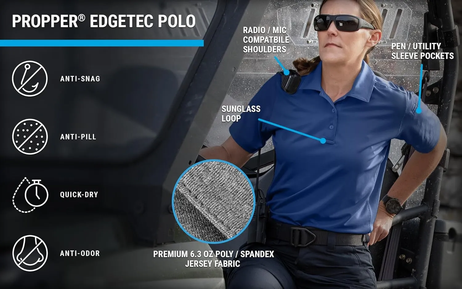 Propper Edgetec Women's Short Sleeve Polo