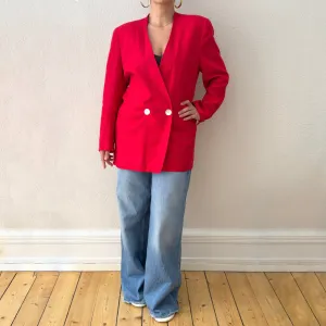Red Linen Blazer - size EU38