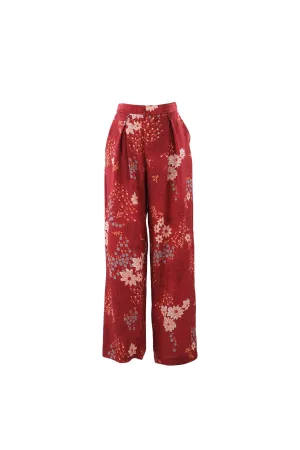 Red Viviana Trousers