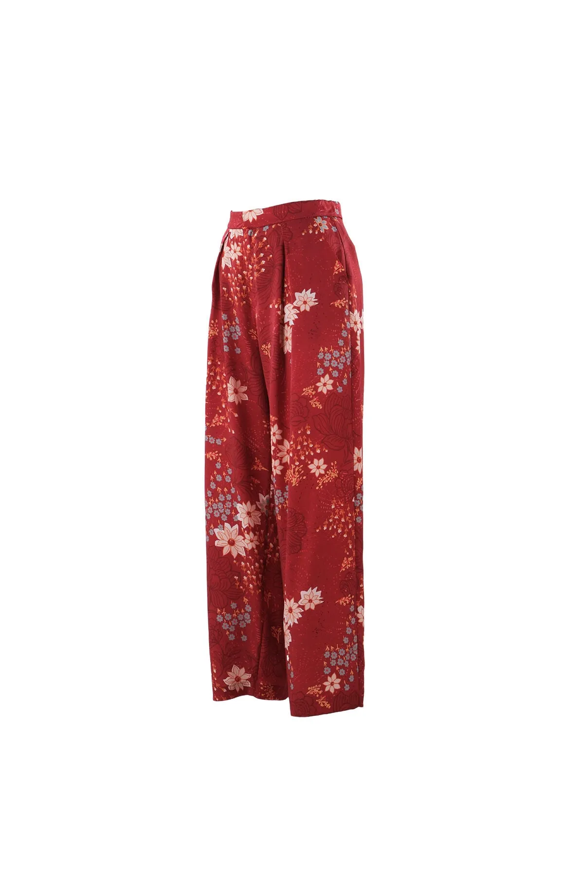 Red Viviana Trousers