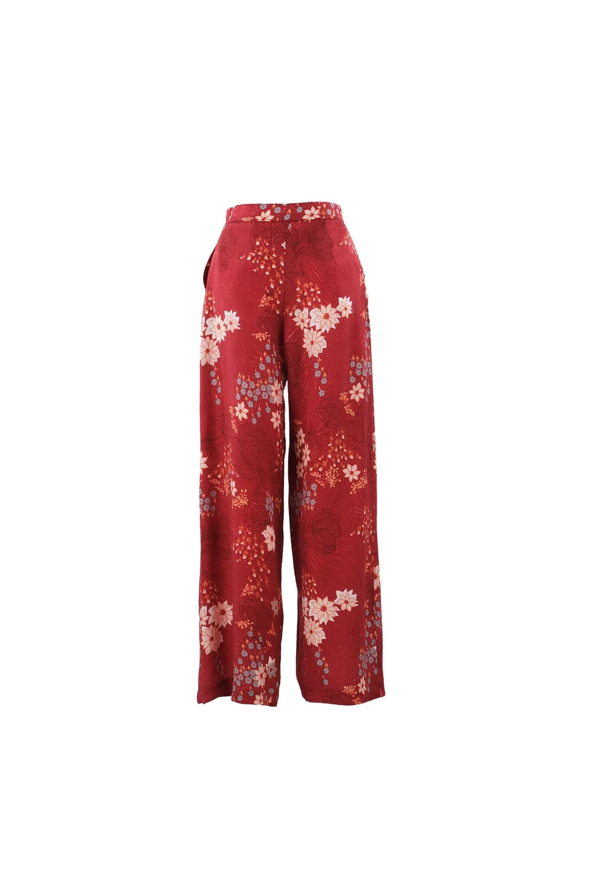 Red Viviana Trousers