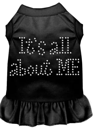 Rhinestone All About Me Dress Black Lg
