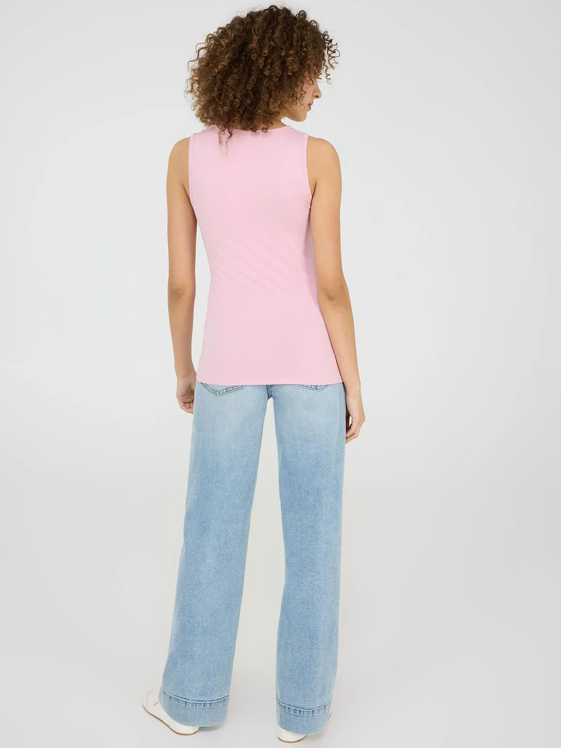 Scoop Neck Jersey Tank Top