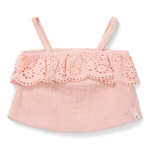 Singlet muslin Flower Pink