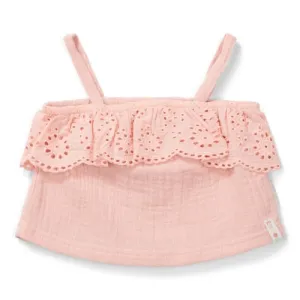 Singlet muslin Flower Pink