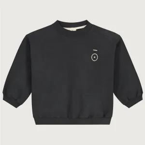 Sweater Dropped Shoulder Baby Nearly Black 10Y
