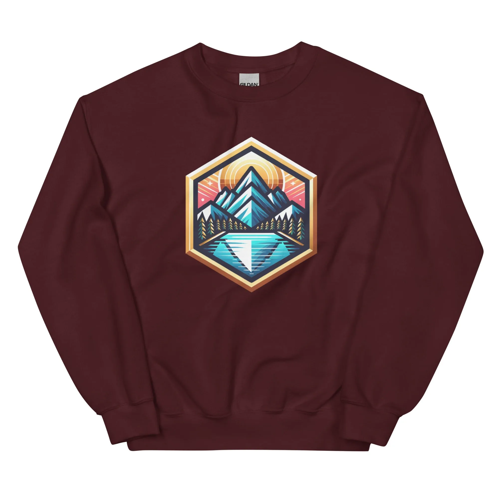 Vibrant Mountain Unisex Sweatshirt