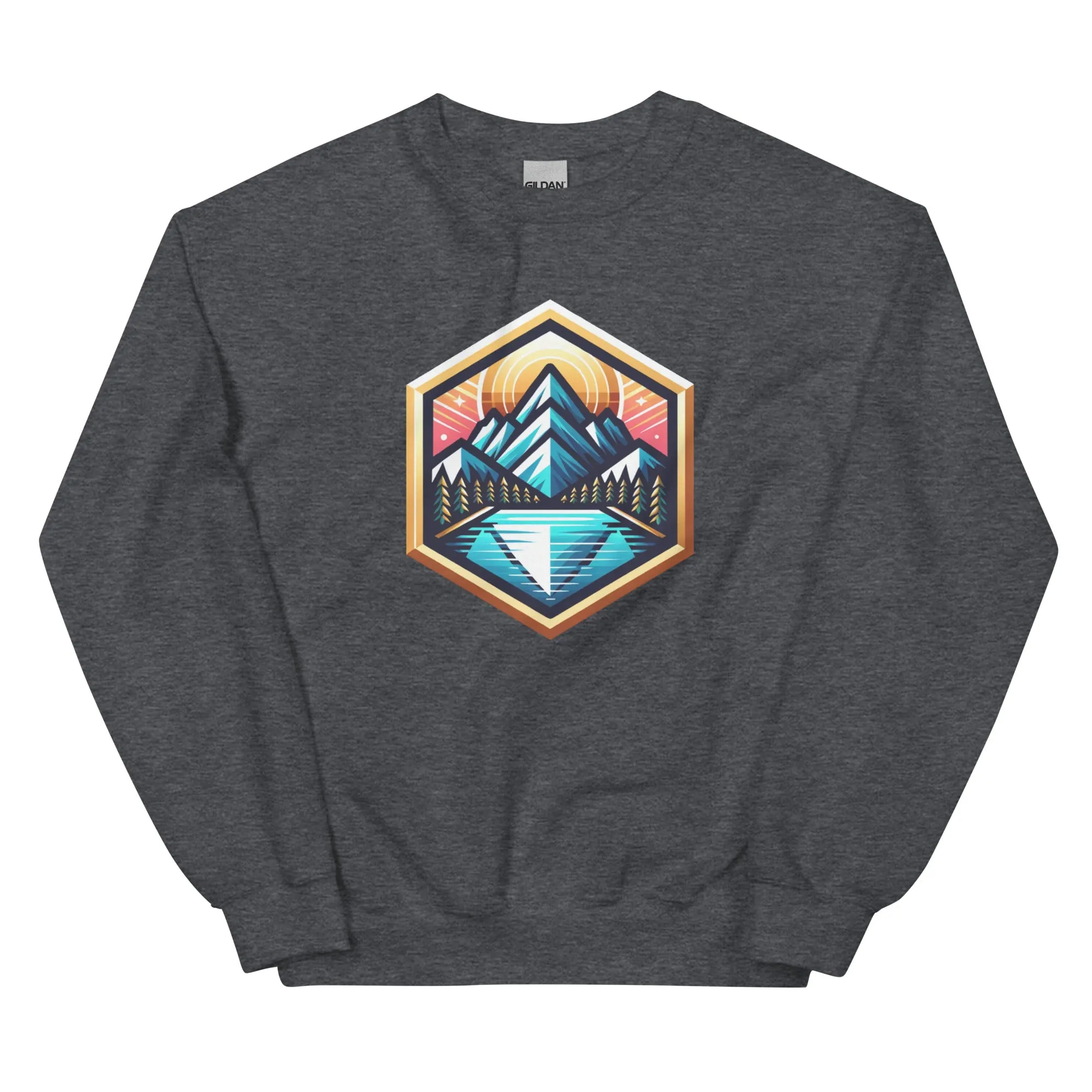Vibrant Mountain Unisex Sweatshirt
