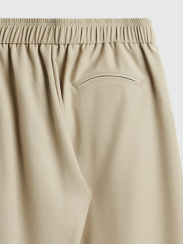 Wide Leg Trousers in Black Color