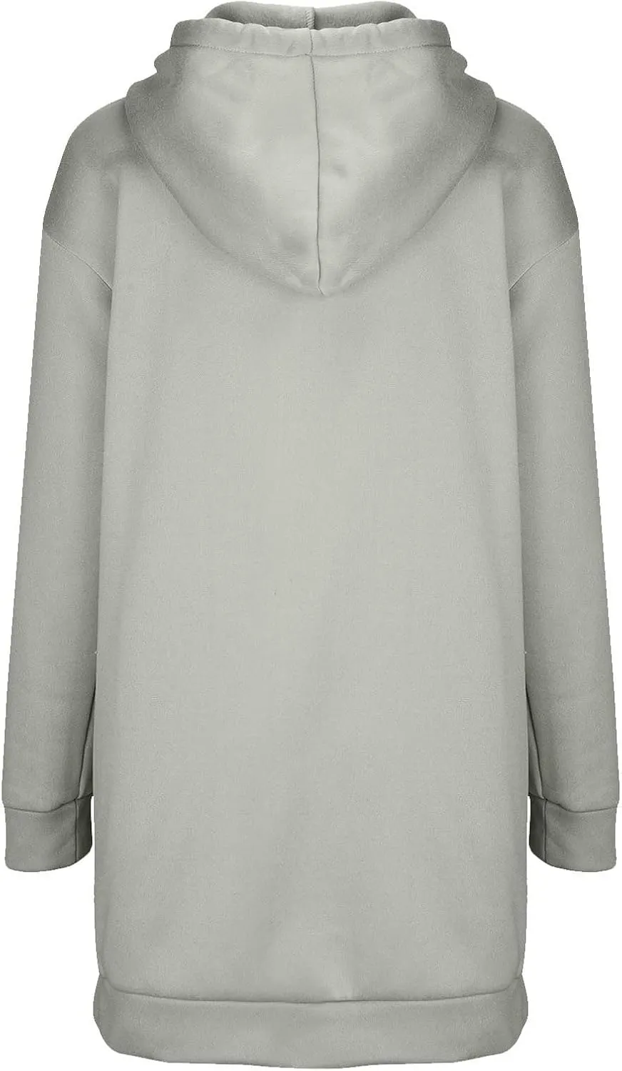 Women Hoodie Dress Solid Sweatshirt Long Sleeve Drawstring Hooded Pullover Winter Trendy Sport Dress with Pockets