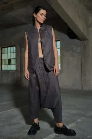 Women's Avant-Garde Double Lapel Linen Blazer