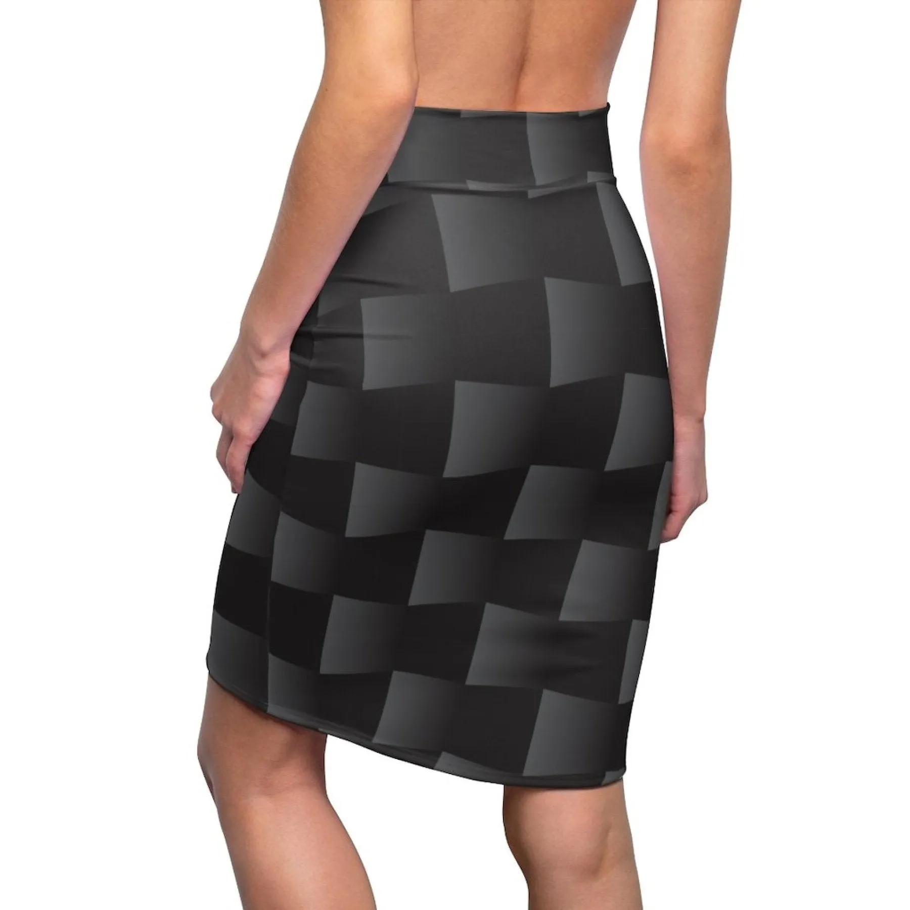 Women's Black Pencil Skirt