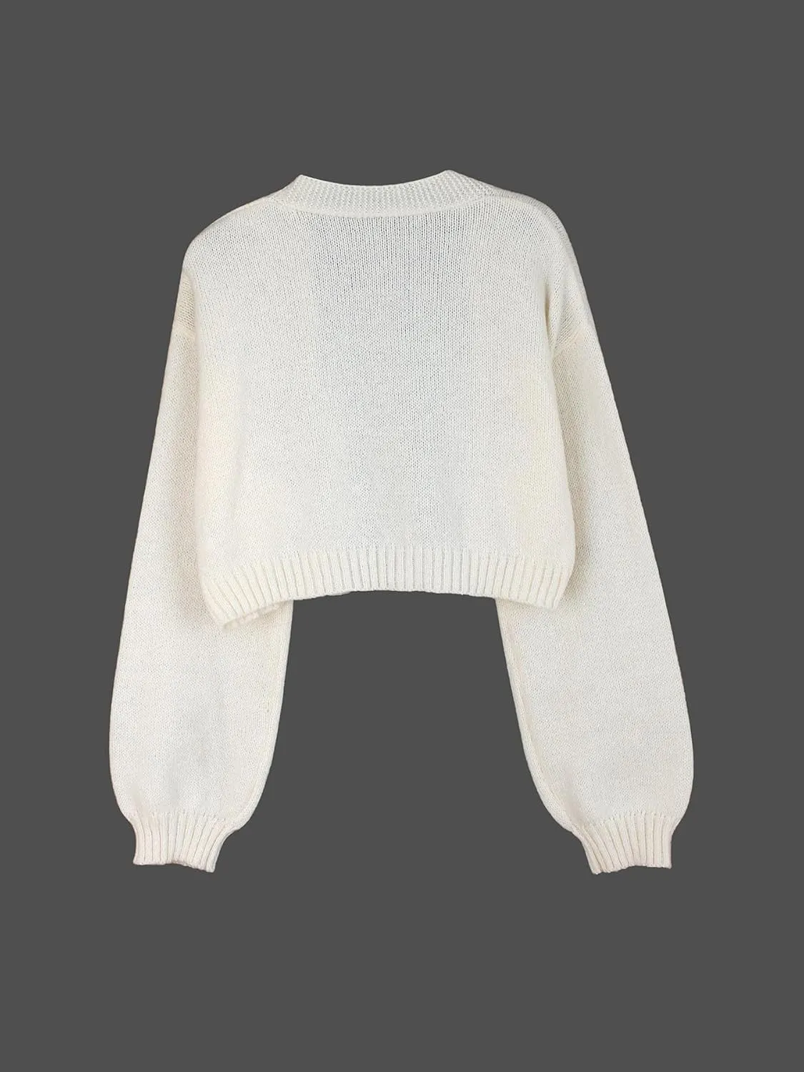 Women's Christmas Gingerbread Man Cardigan Sweater