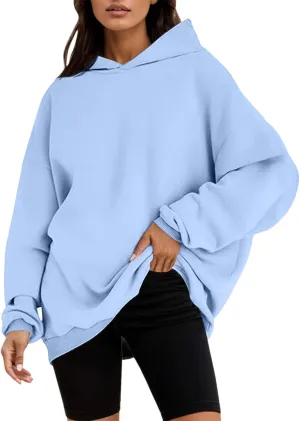 Women's Oversized Hoodies Fleece Hooded Sweatshirts Comfy Casual Pullover Fall Winter Outfits Loose Fit Tops