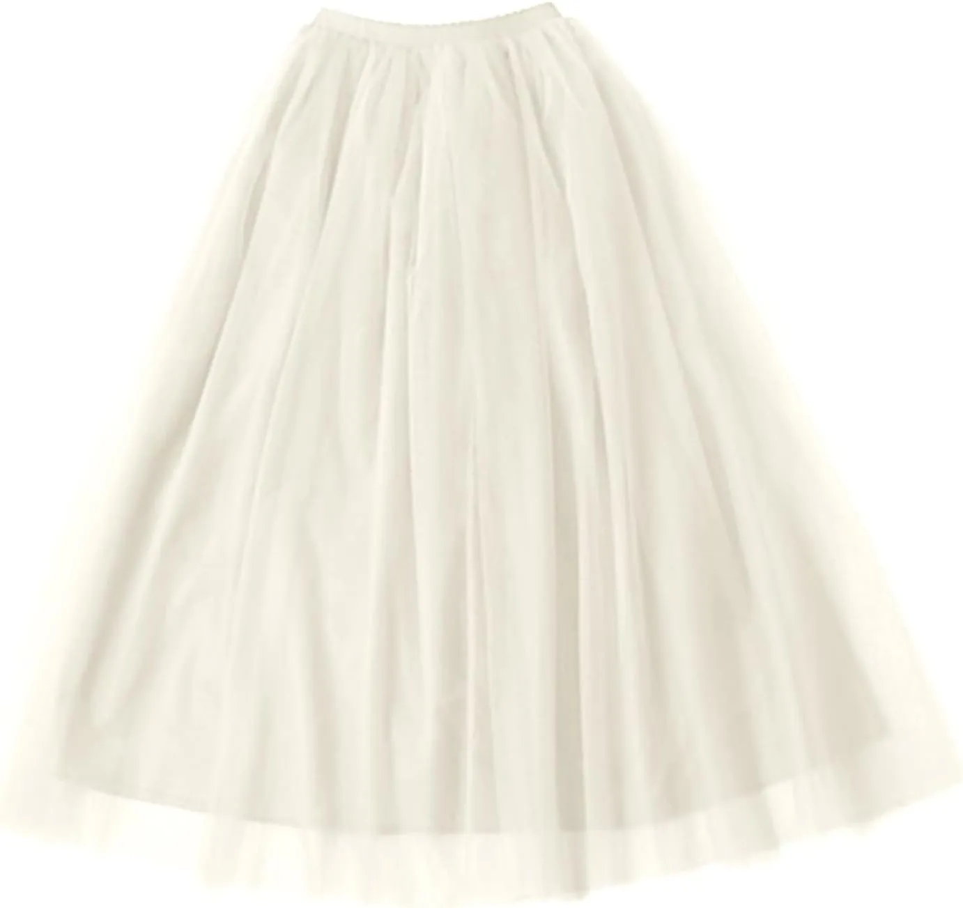Womens Skirt Tulle Tutu Skirt Pleated Princess Midi Skirts Adult Tutu Dancing Party Evening Tulle Ankle Tennis